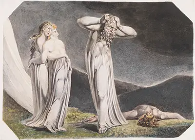 Lamech and his Two Wives William Blake